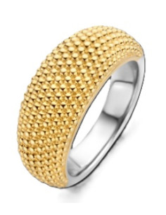 Bague Dôme En Argent Plaqué Or Ti Sento