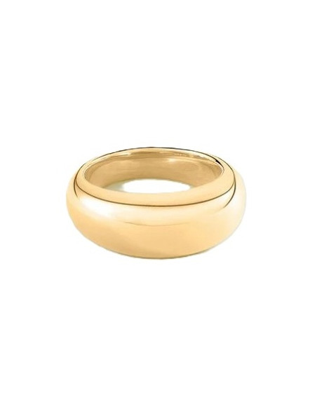 Bague Large Alexine De Agatha En Plaqué Or