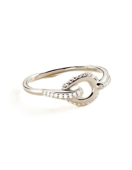 Bague Gemini De AGATHA En Argent Et Oxydes