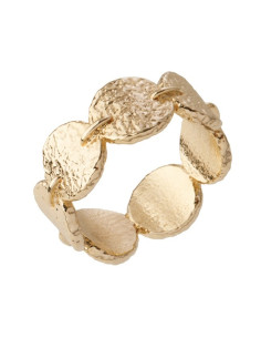 Bague Silice En Plaqué Or De Saunier