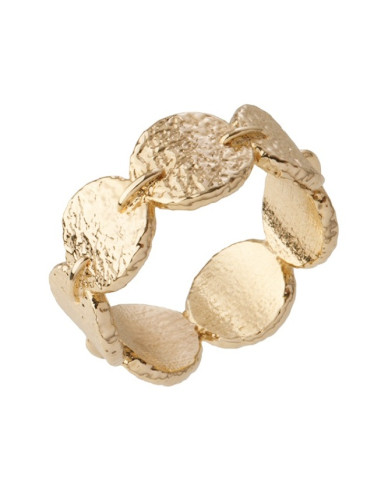 Bague Silice En Plaqué Or De Saunier