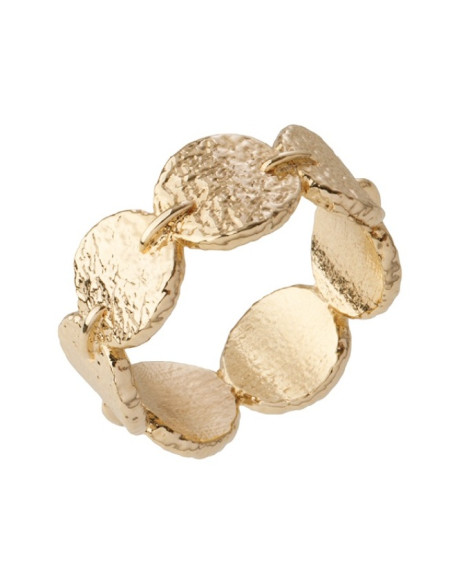 Bague Silice En Plaqué Or De Saunier