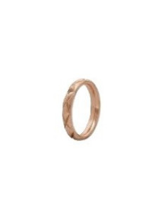 Bague Qudo En Acier Rosé Collection Aversa