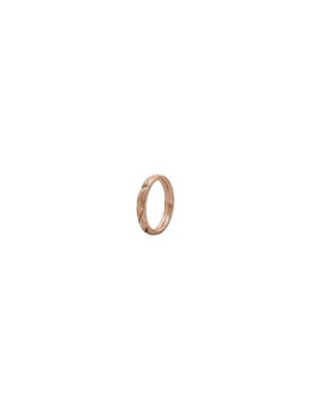 Bague Qudo En Acier Rosé Collection Aversa