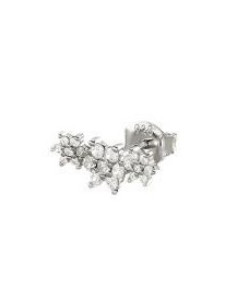 Puce TRIOFLOR De AGATHA Argent Et Zirconium 02320664-136