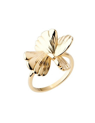 Bague Coquelicot De Saunier En Plaqué Or