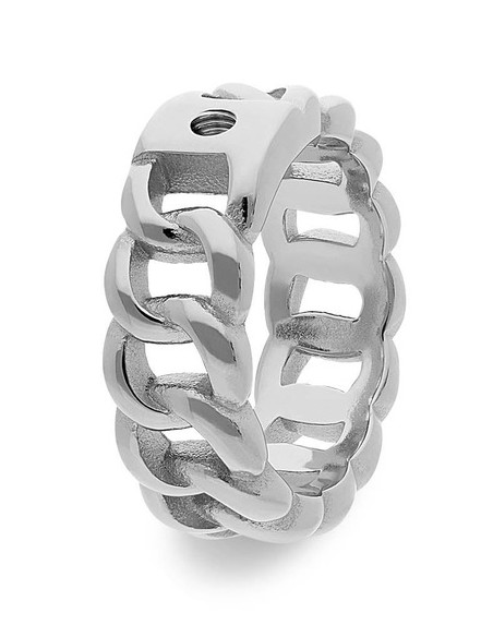 Bague Qudo En Acier Collection Liberi