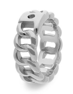 Bague Qudo En Acier Collection Liberi 2