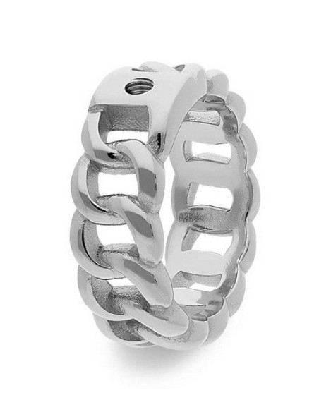 Bague Qudo En Acier Collection Liberi