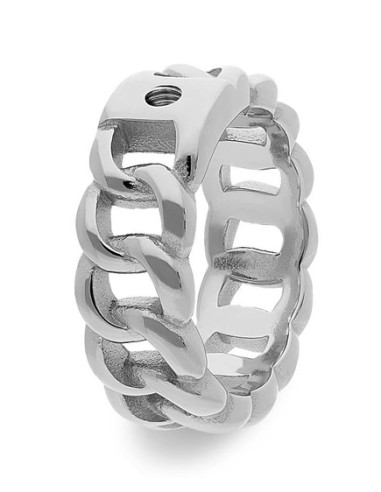 Bague Qudo En Acier Collection Liberi
