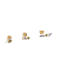 Piercing Puce Agatha Amas Vert Et Violet