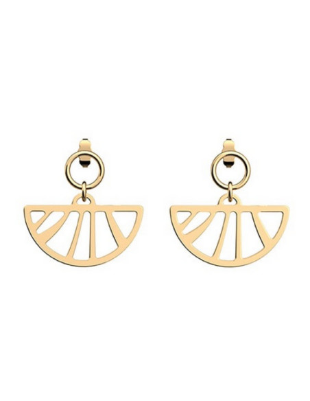 Boucles D'oreilles Les Georgettes Amazone Finition Dorées 30mm