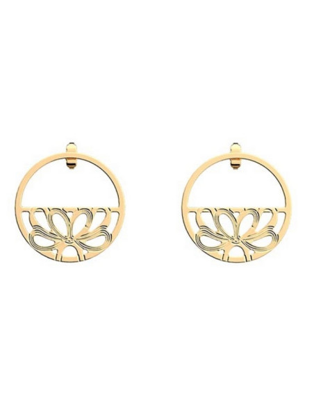 Boucles D'oreilles Les Georgettes Flora Finition Dorées 30mm
