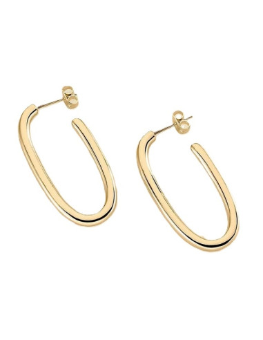 Boucles D'oreilles CHAIN AGATHA Créoles Dorées