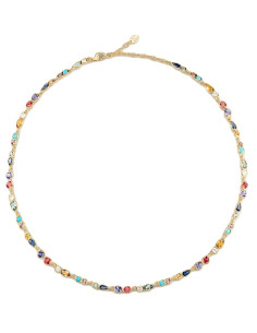 Collier Ras Du Cou Agatha  CANDY Multicolore / Doré