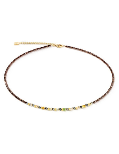 Collier Coeur De Lion Whisper Marron Olive