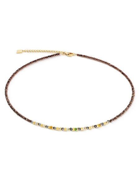 Collier Coeur De Lion Whisper Marron Olive