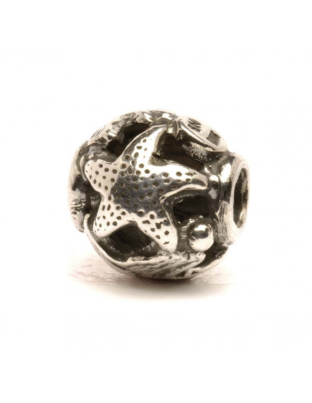 Perle Trollbeads Argent Océan