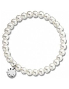 Bracelet Perles Nacres Blanches 6mm Ti Sento