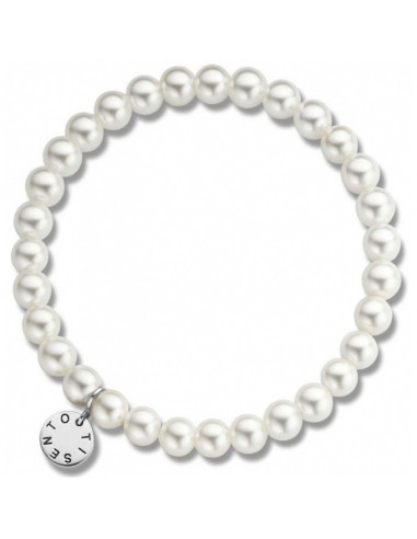 Bracelet Perles Nacres Blanches 6mm Ti Sento 2670PW 2670PW