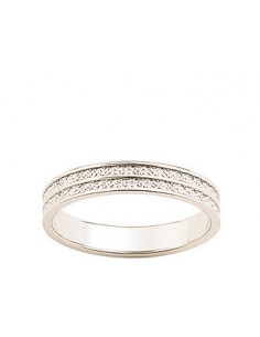 Alliance Or gris diamantée 3157835 3157835