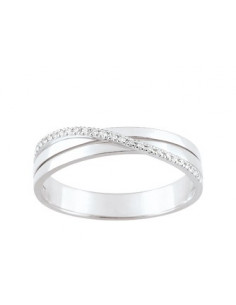 Alliance 25 Diamants contemporaine gris Or 3C169GB2 3C169GB2