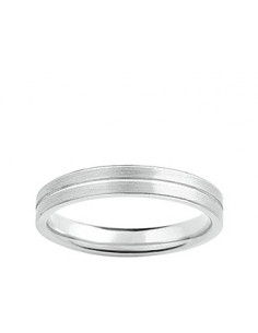 Alliance Solitaire ruban plat gris 3Y014G40 3Y014G40
